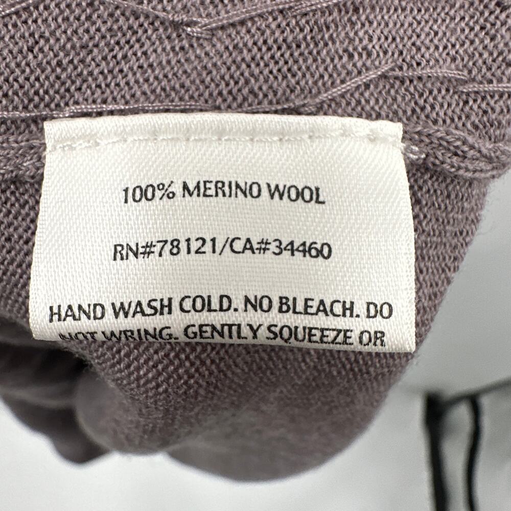 EILEEN FISHER Sequined Fine Merino Knit Lavender Sleeveless Sweater Top // XL - Picture 9 of 11